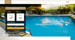 Desktop Screenshot of chiangmaigatehotel.com