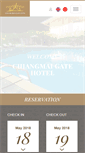 Mobile Screenshot of chiangmaigatehotel.com